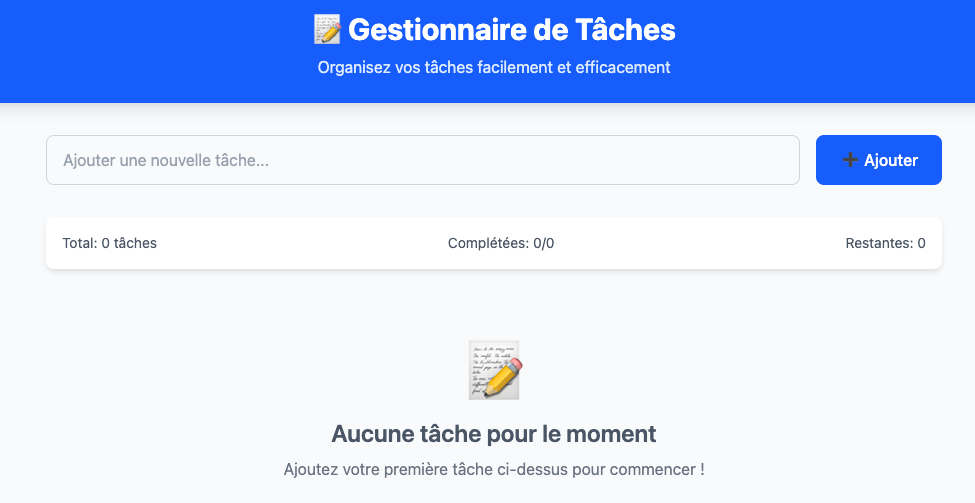 Gestionnaire de Tâches